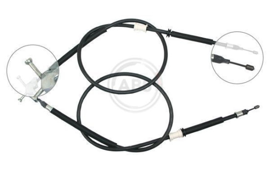 Cable, parking brake K17282 ABS, Image 3