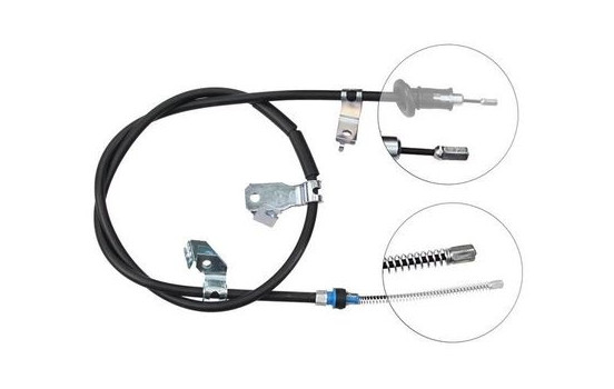 Cable, parking brake K17287 ABS, Image 2