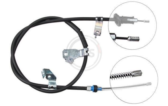 Cable, parking brake K17287 ABS, Image 3