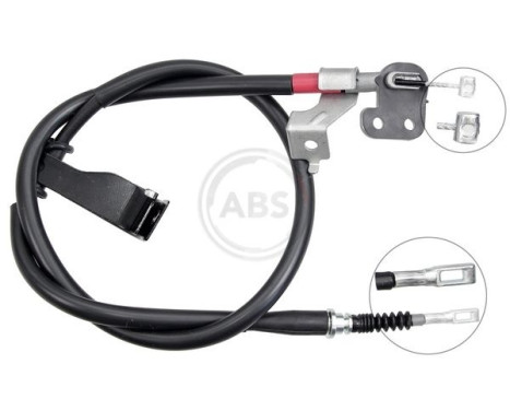 Cable, parking brake K17302 ABS, Image 2