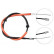 Cable, parking brake K17317 ABS, Thumbnail 2