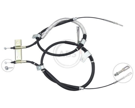 Cable, parking brake K17448 ABS, Image 2
