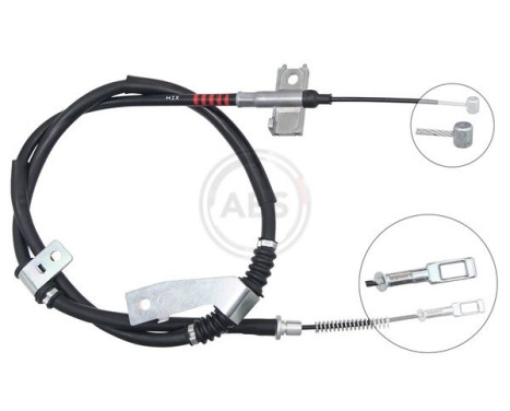 Cable, parking brake K17449 ABS, Image 2