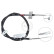 Cable, parking brake K17449 ABS, Thumbnail 2