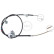 Cable, parking brake K17502 ABS, Thumbnail 2