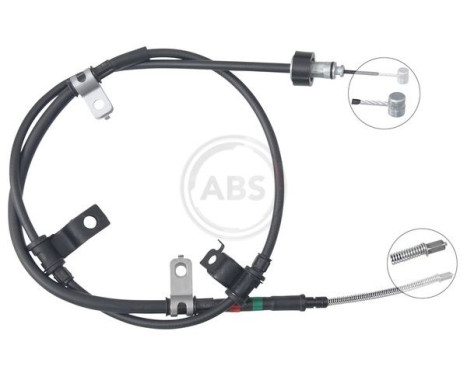 Cable, parking brake K17505 ABS, Image 2