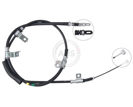 Cable, parking brake K17534 ABS, Image 2