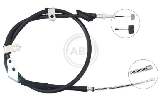 Cable, parking brake K17581 ABS, Image 2