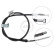 Cable, parking brake K17608 ABS, Thumbnail 2