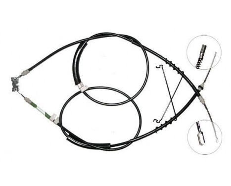 Cable, parking brake K17705 ABS