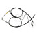 Cable, parking brake K17715 ABS, Thumbnail 3