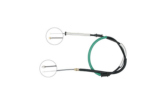 Cable, parking brake K18067 ABS, Image 2