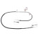 Cable, parking brake K18398 ABS, Thumbnail 2
