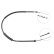 Cable, parking brake K18527 ABS, Thumbnail 2