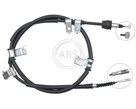 Cable, parking brake K18550 ABS, Image 2