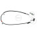 Cable, parking brake K18757 ABS, Thumbnail 3