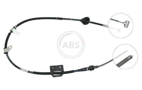 Cable, parking brake K18788 ABS, Image 3