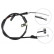 Cable, parking brake K18817 ABS