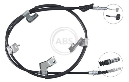 Cable, parking brake K19008 ABS, Image 2