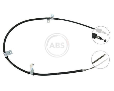 Cable, parking brake K19047 ABS, Image 2