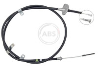 Cable, parking brake K19071 ABS