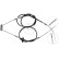 Cable, parking brake K19156 ABS, Thumbnail 3