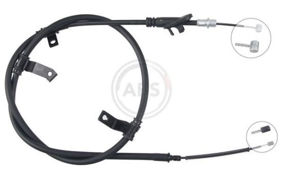 Cable, parking brake K19187 ABS, Image 2