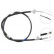 Cable, parking brake K19257 ABS, Thumbnail 2
