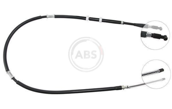 Cable, parking brake K19568 ABS, Image 3