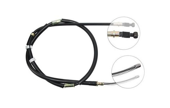 Cable, parking brake K19588 ABS, Image 2