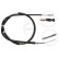 Cable, parking brake K19588 ABS, Thumbnail 3