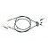 Cable, parking brake K19605 ABS, Thumbnail 2