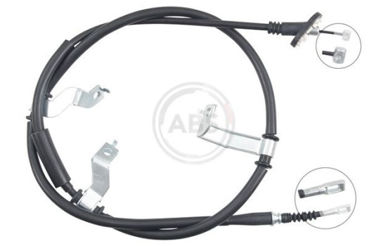 Cable, parking brake K19809 ABS, Image 2