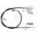 Cable, parking brake K19818 ABS, Thumbnail 3