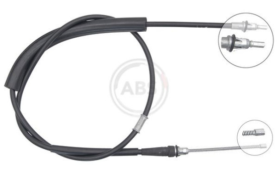 Cable, parking brake K19836 ABS, Image 2