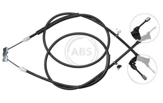 Cable, parking brake K19905 ABS, Image 3