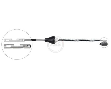 Cable, parking brake K19999 ABS, Image 2