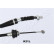 Cable, parking brake, Thumbnail 2