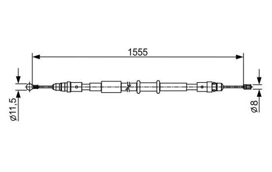Cable, parking brake