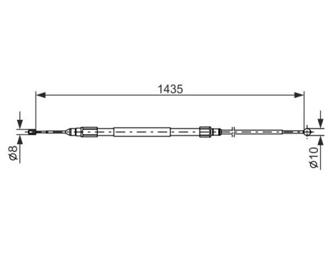 Cable, parking brake, Image 5