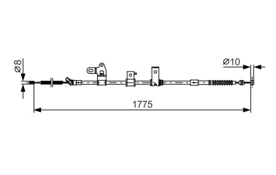 Cable, parking brake
