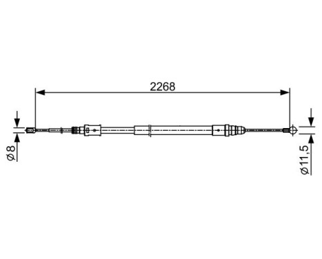 Cable, parking brake
