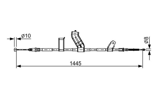 Cable, parking brake