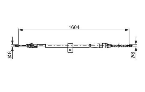 Cable, parking brake, Image 5