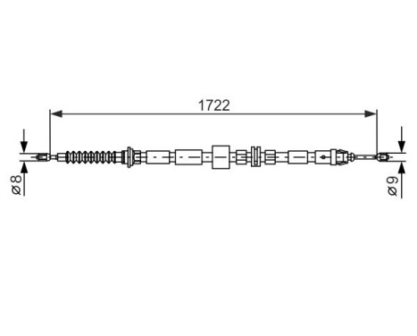 Cable, parking brake, Image 5