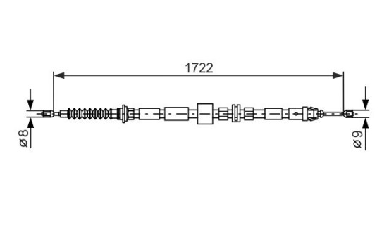 Cable, parking brake, Image 5