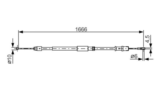 Cable, parking brake