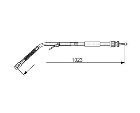 Cable, parking brake, Image 5