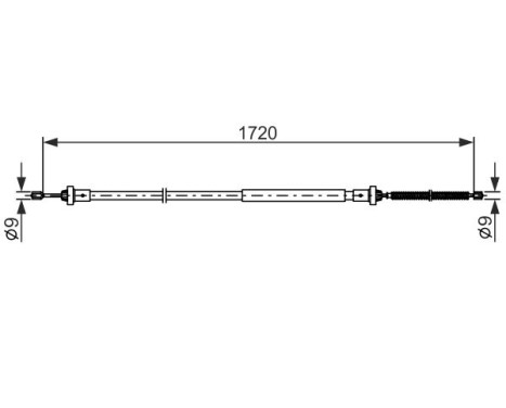 Cable, parking brake, Image 5