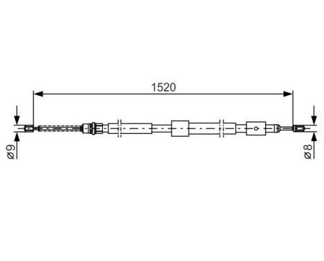 Cable, parking brake, Image 5